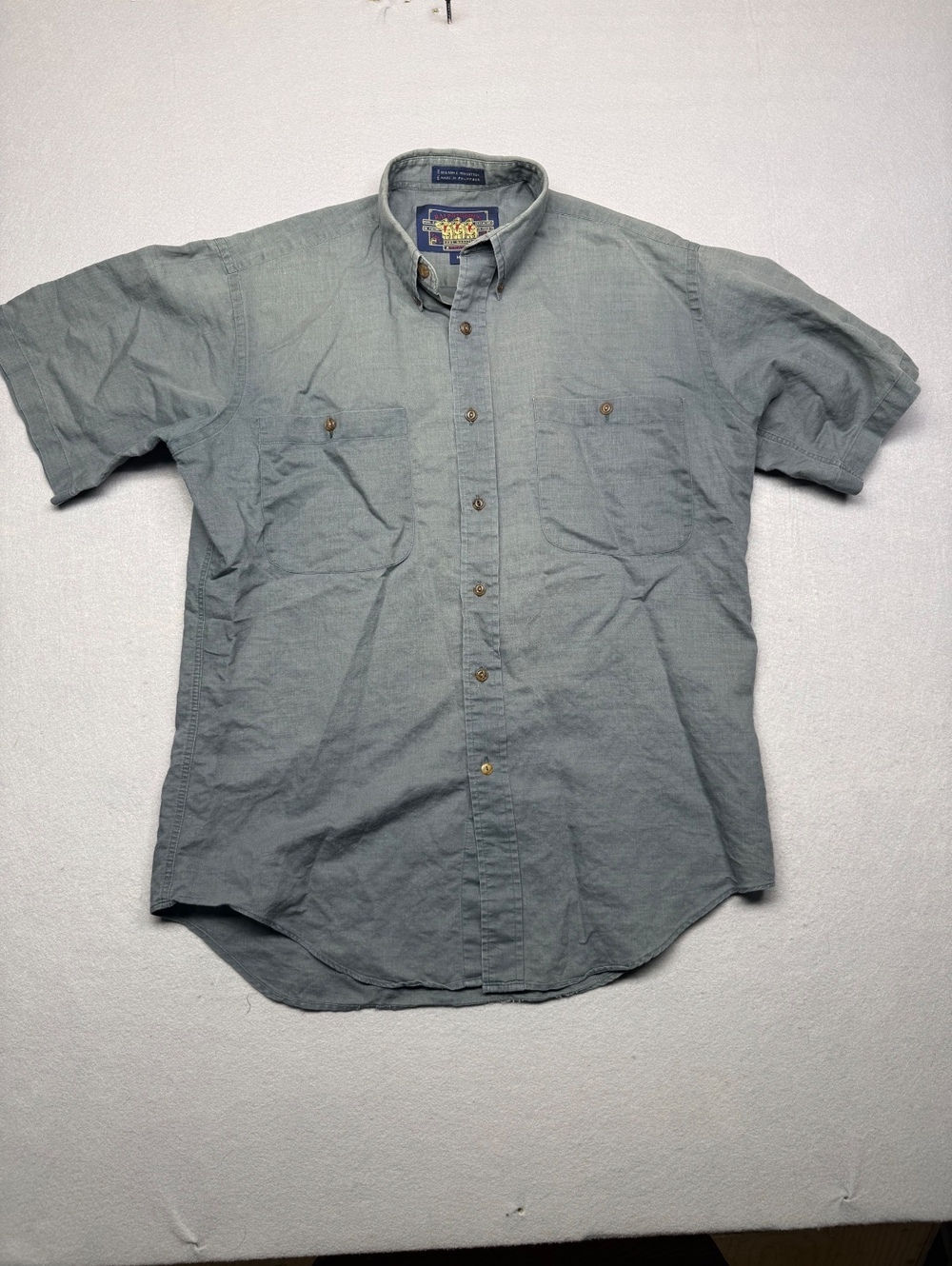 Vintage Chaps Ralph Lauren Boy Scout Tag Shirt Green M